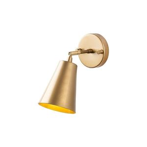 Opviq Nástěnná lampa Evander zlatá obraz