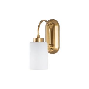 Opviq Nástěnná lampa Hemikilo mléčné sklo/zlatá obraz