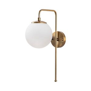 Opviq Nástěnná lampa Viran II vintage zlatá obraz