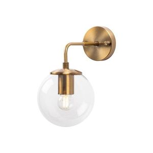 Opviq Nástěnná lampa Viran vintage zlatá/čiré sklo obraz