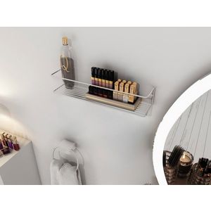 Kalune Design Nástěnná police BANYO chrom obraz