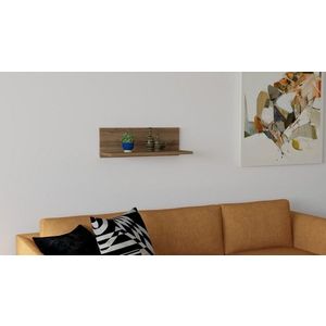 Kalune Design Nástěnná police FANE ořech obraz