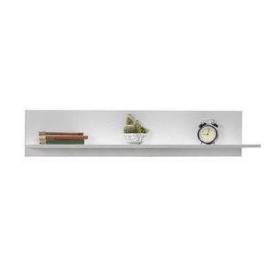 Kalune Design Nástěnná police RAF 120x25 cm bílá obraz