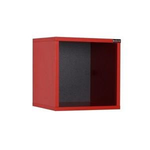 Kalune Design Nástěnná polička RAF 33x33 cm červená obraz