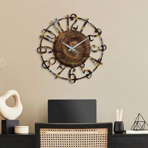 Wallity Nástěnné kovové hodiny Clock 15 - 1 vícebarevné obraz