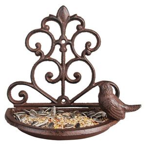 Esschert Design Nástěnné ptačí pítko BIRW II 18, 4 cm hnědé obraz