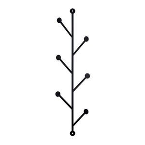 Wallity Nástěnný kovový věšák Rod 94 cm černý obraz