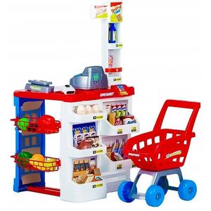 MULTISTORE Obchod pro děti s pokladnou, váhou a skenerem SUPER SHOP obraz