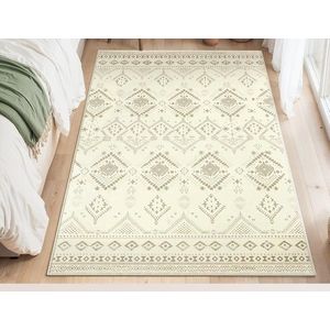 SONGMICS Obdélníkový koberec Darin 120x170 cm pískový obraz