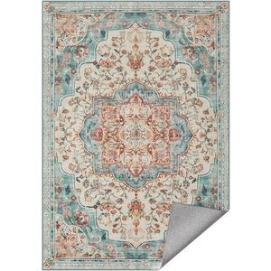 SONGMICS Obdélníkový koberec Falcon 80x150 cm modrý obraz