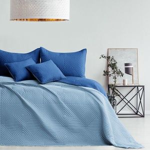 AmeliaHome Oboustranný přehoz na postel Sofia modrý, velikost 170x210 obraz