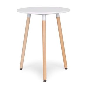 MODERNHOME Odkládací stolek KING 60 cm bílý obraz