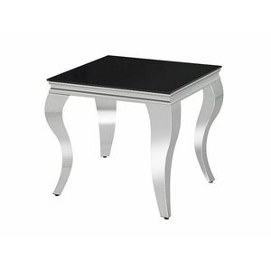 Signal Odkládací stolek Prince B 55 cm černý/chrom obraz