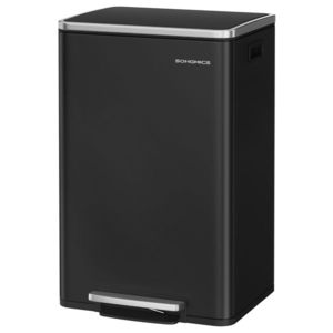 SONGMICS Odpadkový koš Amisa 50 l černý obraz