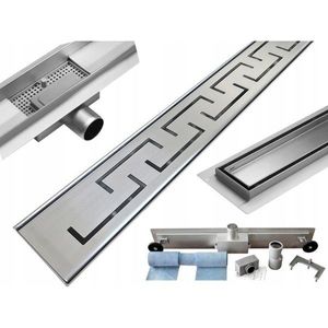 Odtokový žlab MEXEN FLAT 100 cm - vzor M15 obraz
