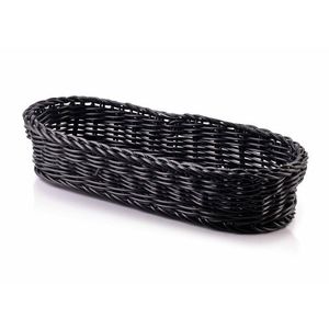 Allesken Oválný košík SINO 27x10x6 cm šedý obraz