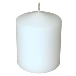 Mondex Parafínová svíčka Classic Candles 17, 5 cm bílá obraz