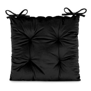 AmeliaHome Podsedák na židli ALEKSA 40x40 cm černý obraz