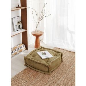 Hanah Home Polštář na podlahu BISKUVI khaki obraz