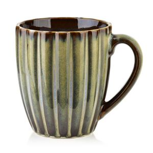 Affekdesign Porcelánový hrnek EVIE GREEN 360 ml zelený obraz