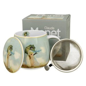Duo Porcelánový hrnek Monet Woman with Parasol 430 ml vícebarevný obraz