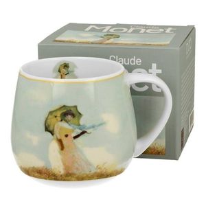 Duo Porcelánový hrnek Monet Woman with Parasol I. 430 ml vícebarevný obraz