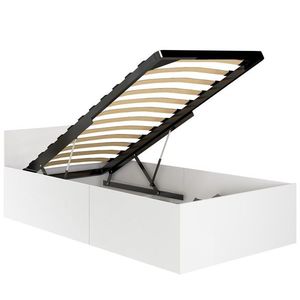 Ak furniture Postel CLP 90x200 cm s roštem bílá obraz