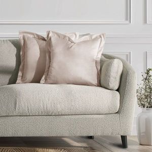 Povlaky na polštáře AmeliaHome Velvet Side světle béžové , velikost 45x45 obraz
