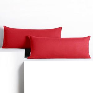Povlaky na polštáře DecoKing Amber I červené, velikost 40x145*2 obraz