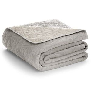 Restilo Prošívaný přehoz na postel LAILA 170x210 béžový obraz
