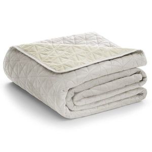 Restilo Prošívaný přehoz na postel LAILA 170x270 krémový obraz