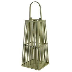 Mondex Proutěná lucerna LUCIE Green 26, 5x57 cm zelená obraz