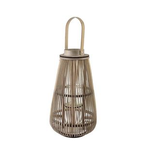 Mondex Proutěná lucerna LUCIE Grey 23x42 cm šedá obraz