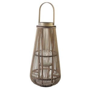 Mondex Proutěná lucerna LUCIE Grey 25x50 cm šedá obraz