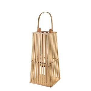 Mondex Proutěná lucerna LUCIE Natural 23x48 cm hnědá obraz