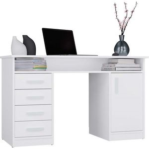TP Living Psací stůl ADA 125 cm bílý obraz