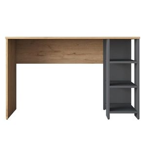 Kalune Design Psací stůl Brana 120 cm ořech/antracit obraz