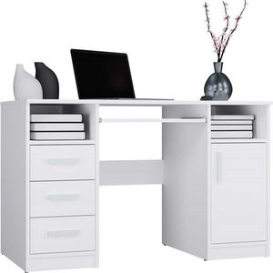 TP Living Psací stůl DELTA 120 cm bílý obraz