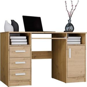 TP Living Psací stůl DELTA 120 cm dub artisan obraz
