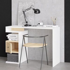 Kalune Design Psací stůl TEMPUS dub přírodní/bílý obraz