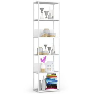Ak furniture Regál Barna 50 cm bílý obraz