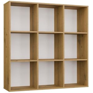TP Living Regál MALAX 3x3 110 cm dub artisan obraz