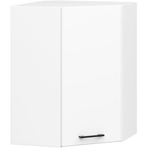 Ak furniture Rohová závěsná kuchyňská skříňka Olivie 60x72 cm bílá obraz