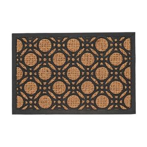 Esschert Design Rohož CIRCLE 60, 7x40 cm černá/hnědá obraz