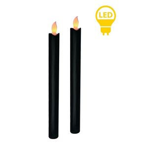 Mondex Since 1986R Sada 2 ks LED svíček IDALIA černá obraz