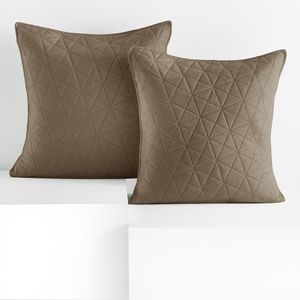 3kraft Sada 2 ks povlaků na polštáře RESTILO LAILA cappuccino , velikost 45x45 obraz