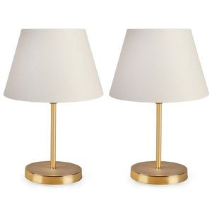 Opviq Sada 2 stolních lamp Deno I krémová obraz