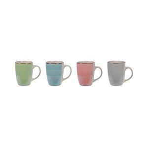 Excellent Houseware Sada 4 hrnků Lory 270 ml barevná obraz