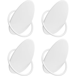 SONGMICS Sada 4 ks háčků na oblečení Ripple bílá obraz