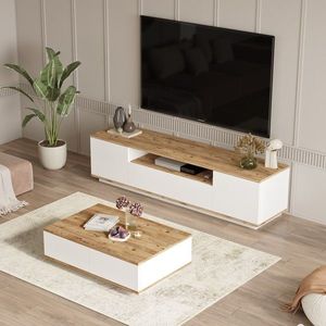 Kalune Design Sada nábytku do obývacího pokoje Fr 17 borovice Atlantic/bílá obraz